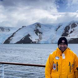 Emerald Icefals behind us ... Admiralty Bay — King George Island, Antarctica.