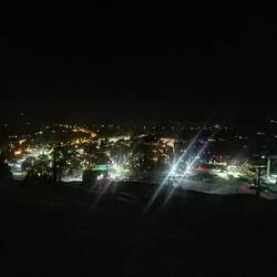 Blick auf den Ort Levi