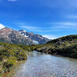 Glasklares Wasser, eisig kalt!