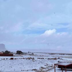 The view from the car park