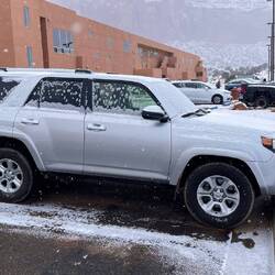 The obligatory car in the snow photo