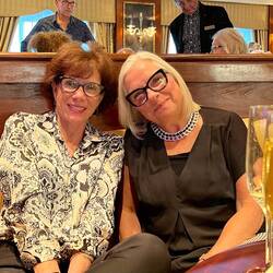 At the party with my friend from South Africa Geraldine