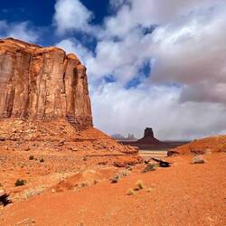 The view in the distance