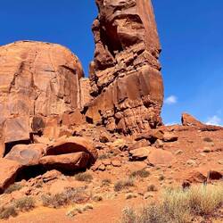 Can you see the face in the rock with its tongue poking out