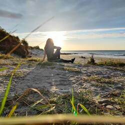 Kinder schlafen.... Nun können wir den Sonnenuntergang genießen :)
