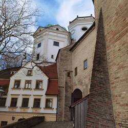 Die ehemaligen Wassertürme von Augsburg haben früher die Stadt mit Trinkwasser versorgt.