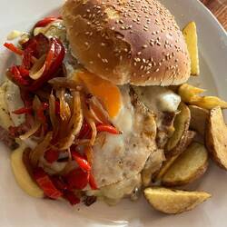 Chivito lunch