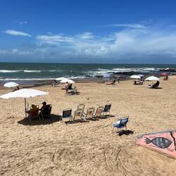 The beach