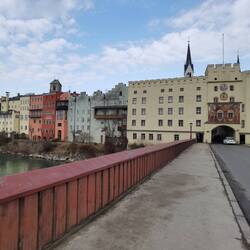 Der Blick auf Wasserburg am Inn