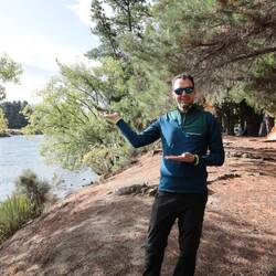 Stellplatz-makler Christian in seinem Element