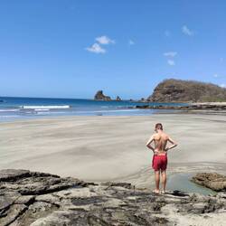Playa Maderas bei Ebbe