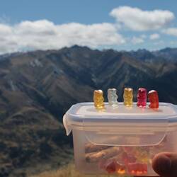 Die Gummibären- Bande feiert mit