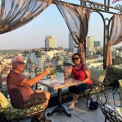 Rooftop bar from our Hotel