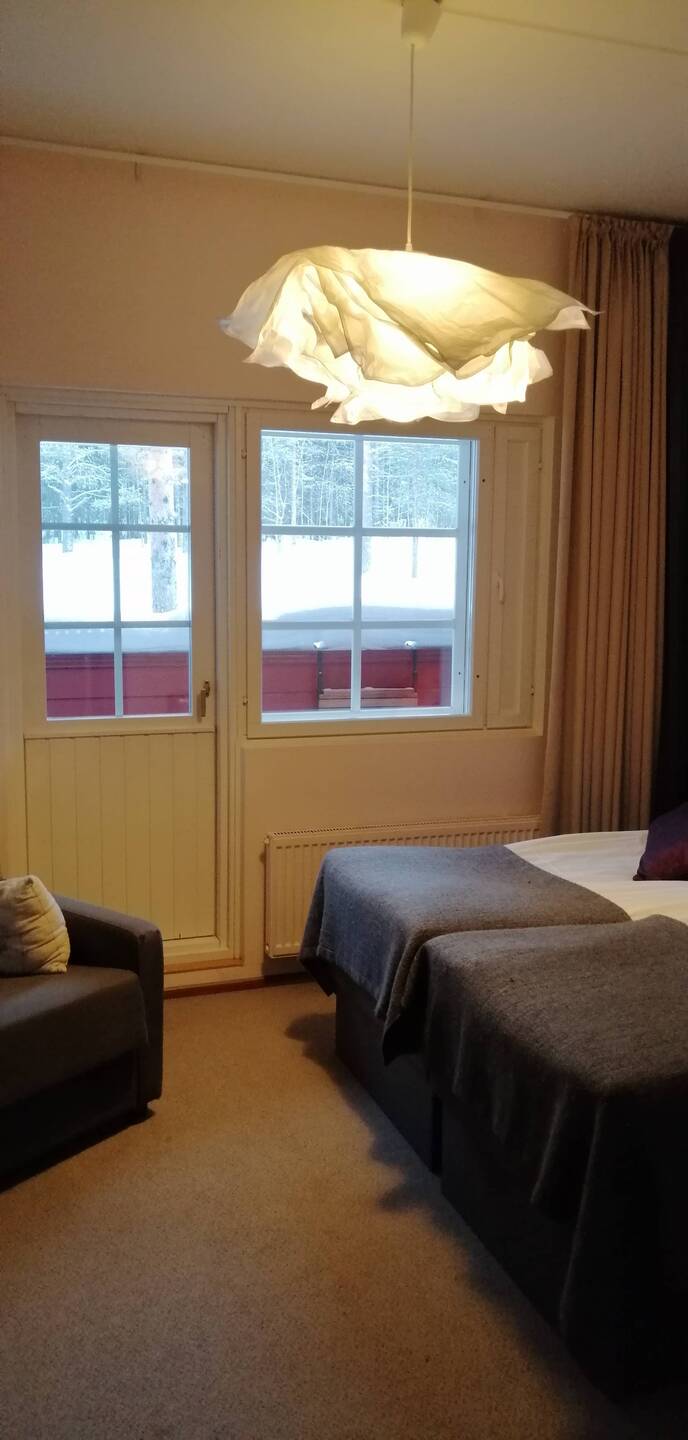 Originelle Lampe im Schlafzimmer