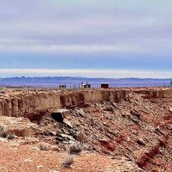 Looking back at the carpark and campground