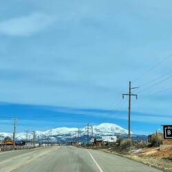 Pretty amazing scenery coming into Blanding