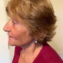 Am nächsten Tag nach der ersten Haarwäsche