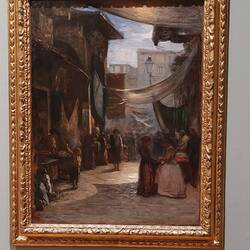 Antonio Fontanesi, Mercato vecchio di Firenze