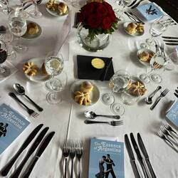 Beautiful tablescaping