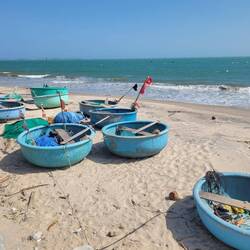 Fischerböötli in Mui Ne