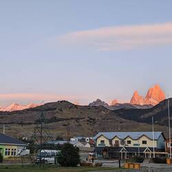 Morning views of the three peaks