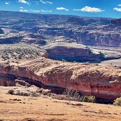 Walking back from Corona Arch, the scenery was spectacular