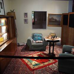 exemplary view into a east-german living room during the cold war