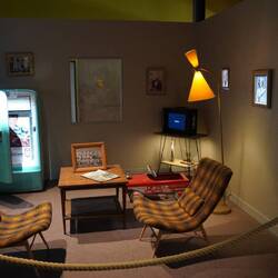 exemplary view into a west-german living room during the cold war