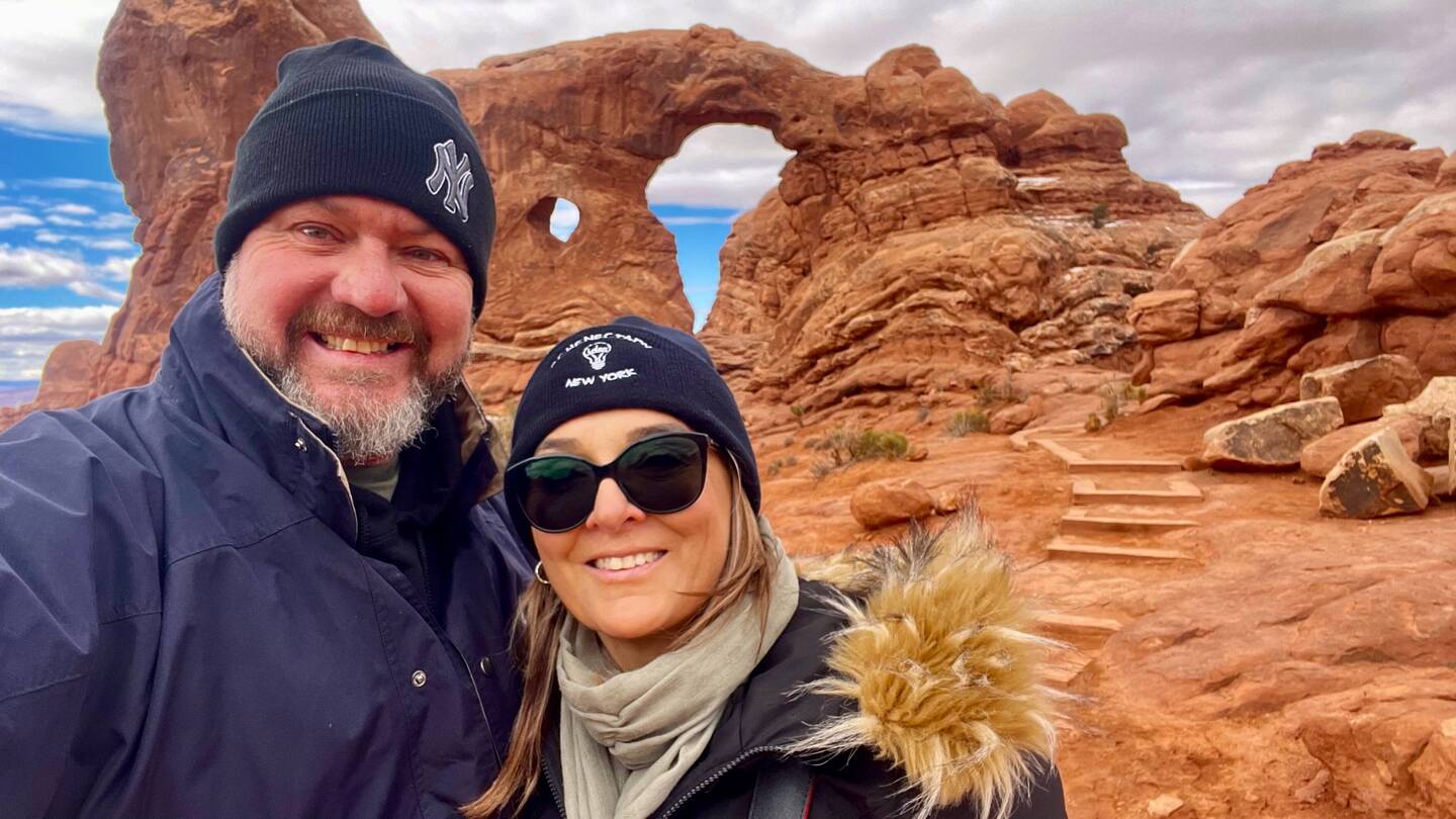 Selfie at South Window Arch
