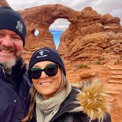 Selfie at South Window Arch