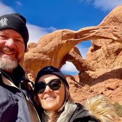 Not the easiest to get a selfie looking up :)