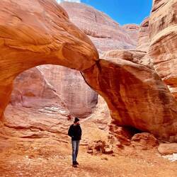 This place, like a lot of places in Arches, they are so spectacular that they don't look real
