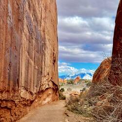 And again La Sal Mountains making an appearance