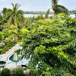 Blick vom Hotelzimmer