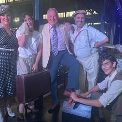 Had to stop to get me shoes shined