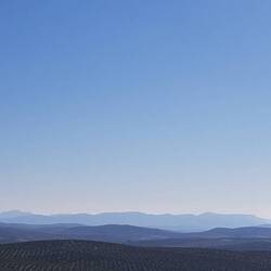 Ganz da hinten die Berge der Sierra Nevada