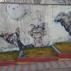 Graffiti, wie schon so oft gesehen....