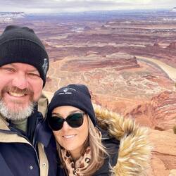 Perfect scenery for a selfie