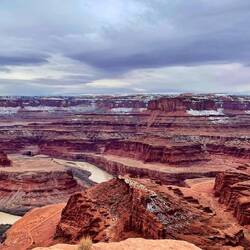 The goosenecks formed by the Colorado River