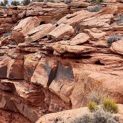 The photo truly shows the magnitude of the rocks