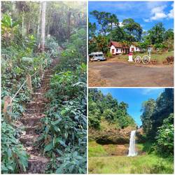 Über ein verlassenes Resort kommen wir zum E-TU Wasserfall und geniessen die absolute Ruhe 🤩