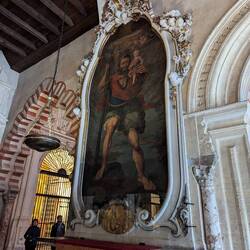 Giant Mural of St. Christopher