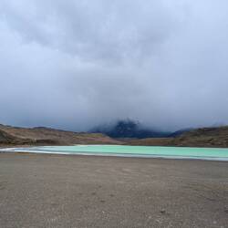 Green laguna with occasional flamingos 🦩