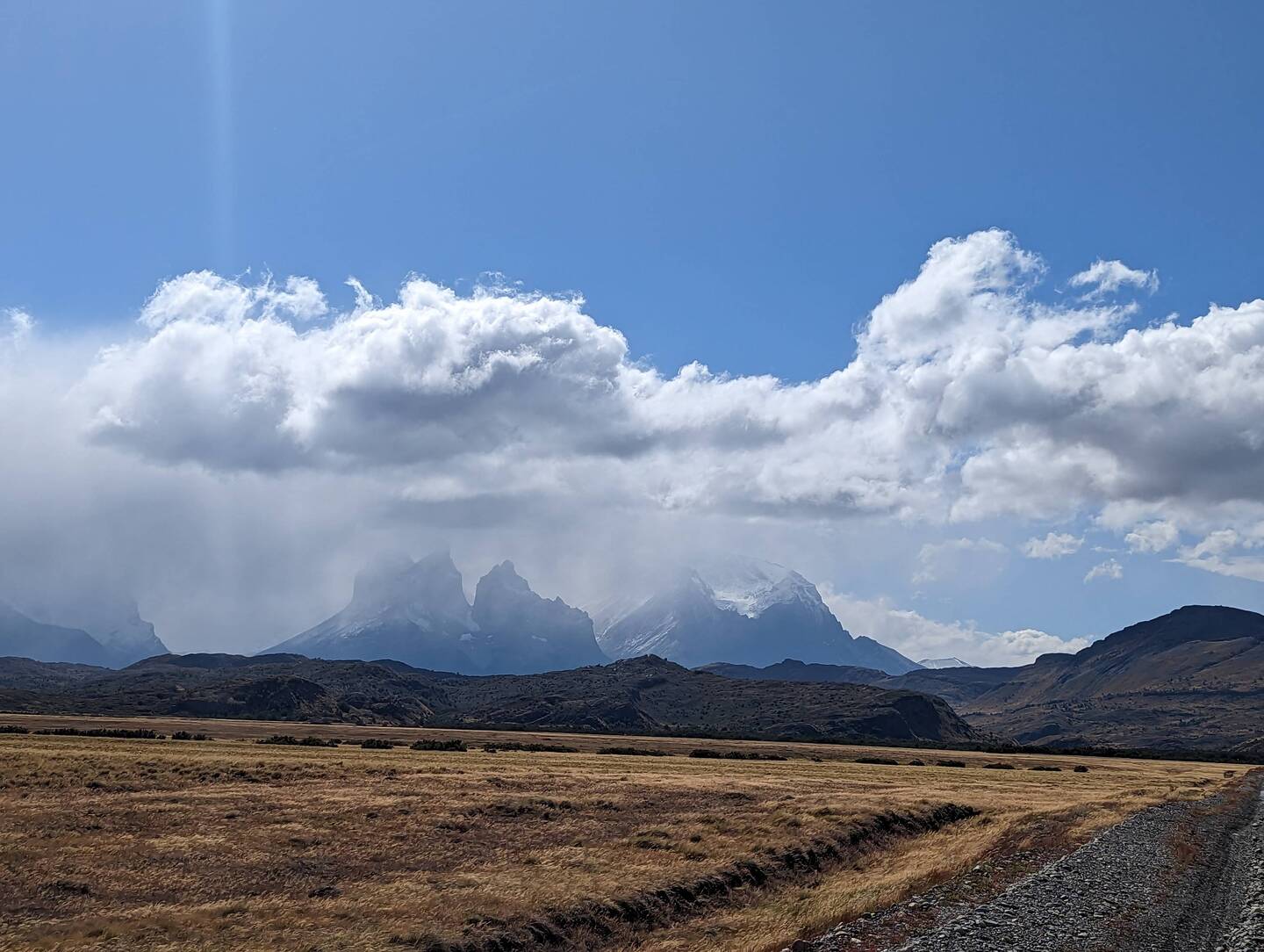 Torres del Paine in the distance