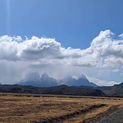 Torres del Paine in the distance