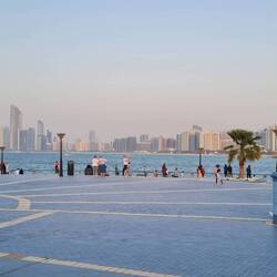 The "corniche" along the water front. Relaxed
