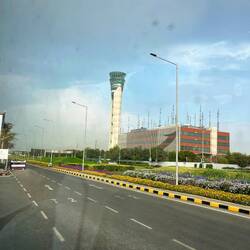 Approach to the airport