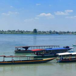 Mit dem Boot geht es zurück aufs Festland 🛶