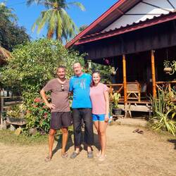 Und dann heisst es schon wieder Abschied nehmen vom kleinen Paradies und Lutz 😥