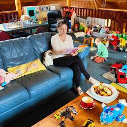 Während wir gemütlich im Spielzimmer spielten. Wahnsinn!!!